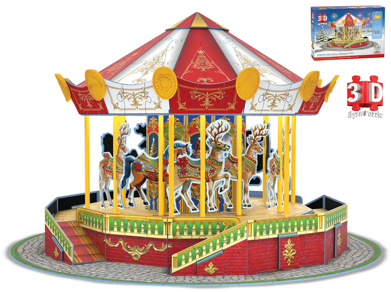 Eurographics - Christmas Carousel (3D) 3D Jigsaw Puzzles