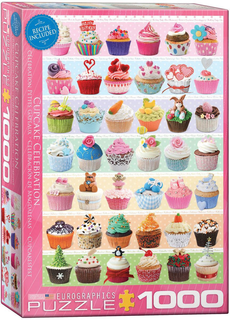 Eurographics - Cupcake Celebration (1000-Piece Puzzle) - Limolin 