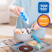 Melissa & Doug - Simmer & Stir Stovetop Play Set with Water WOW! - in use during play