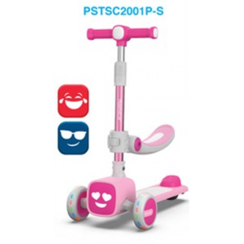 PlaSmart Scoojies Scooter with Seat - Pink
