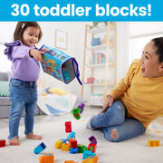 MEGA BLOKS ABC Building Bag 30-Piece Set (HRR60) — 30 blocks for building play