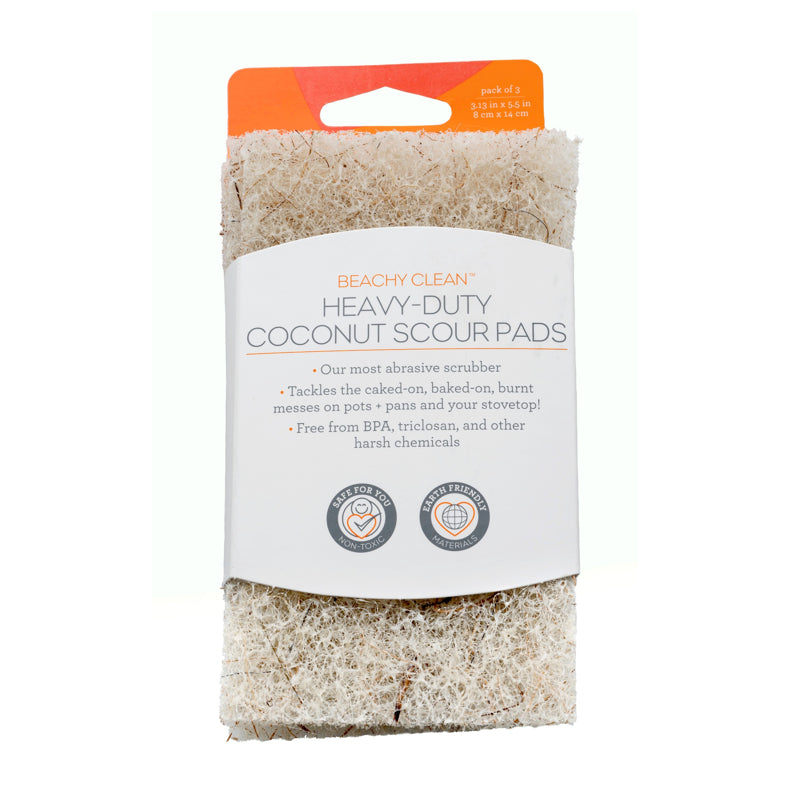Full Circle - Tampons à récurer BEACHY CLEAN™ à la noix de coco - Fabriqués au CANADA