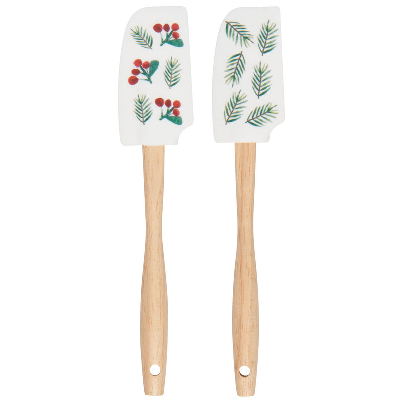Now Designs - Winterberry Christmas Mini Silicone Spatulas Set o