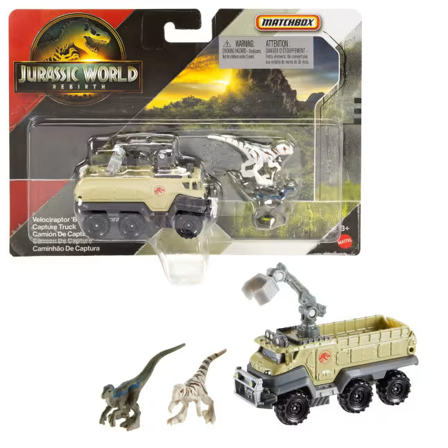 Matchbox - Jurassic World - Dino Transporter (Single Random Pick)