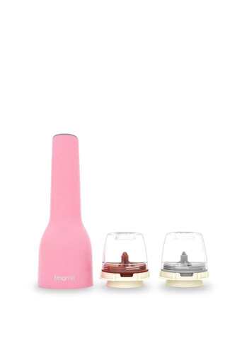 Finamill - Grinder with 2 Pods (ProPlus & Peppercorn), Rechargeable Home & Kitchen Pink