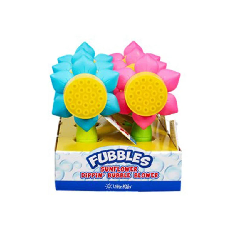 Little Kids Fubbles Sunflower Dippin Bubble Blower