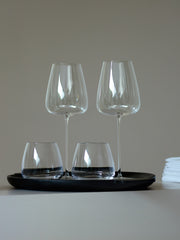 LSA - Wine Culture - Stemless Wine Glasses (Set of 2) | 385 mL - detail or setting view