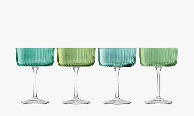 LSA - Gems - Champagne / Cocktail Glasses (Set of 4) | 230 mL - detail or setting view