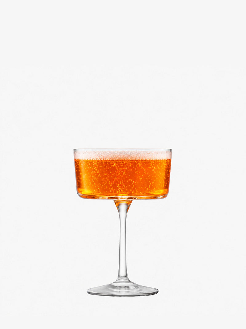 LSA - Gio - Champagne / Cocktail Glasses (Set of 4) | 230 mL - detail or setting view