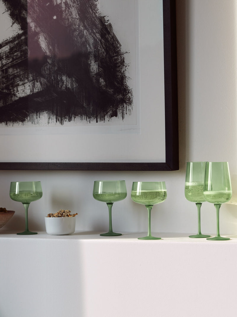 LSA - Arc Contrast - Champagne Flutes (Set of 2) | 280 mL - detail or setting view