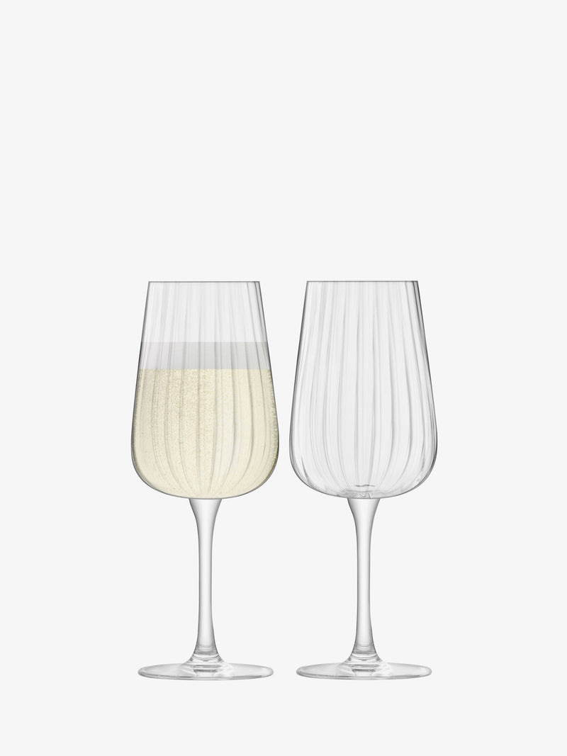 LSA - Arc Flow - Champagne Flutes (Set of 2) | 280 mL - detail or setting view