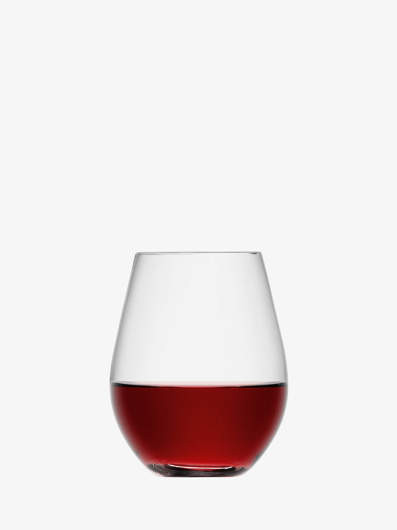 LSA - Wine Culture - Stemless Red Wine Glasses (Set of 2) | 530 mL - detail or setting view