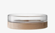 LSA - Lotta - Bowl with Ash Wood Base | Ø31 cm - detail or setting view