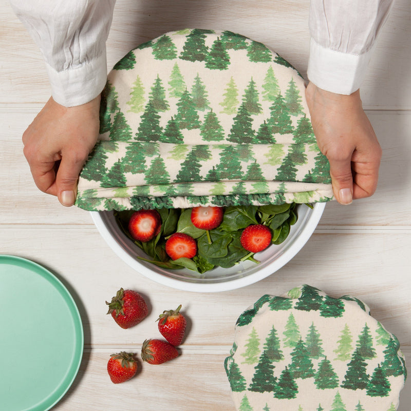 Now Designs - Woods Bowl Covers Set of 2 - lifestyle