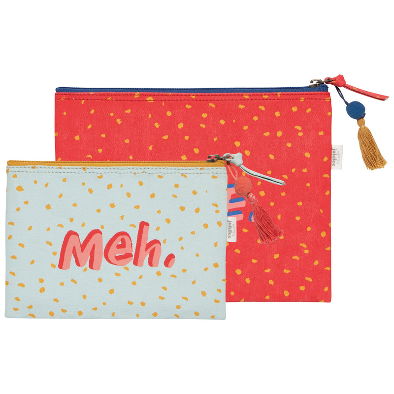 Danica - Maybe Not Zipper Pouch Set of 2