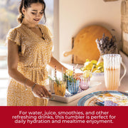 Guzzini - DOLCEVITA - LOW TUMBLER Home & Kitchen Mother of pearl