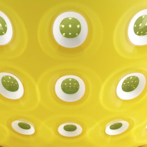 Guzzini - LE MURRINE - Bowl - Saffron Yellow White Water Lily Green - 25 cm Home & Kitchen