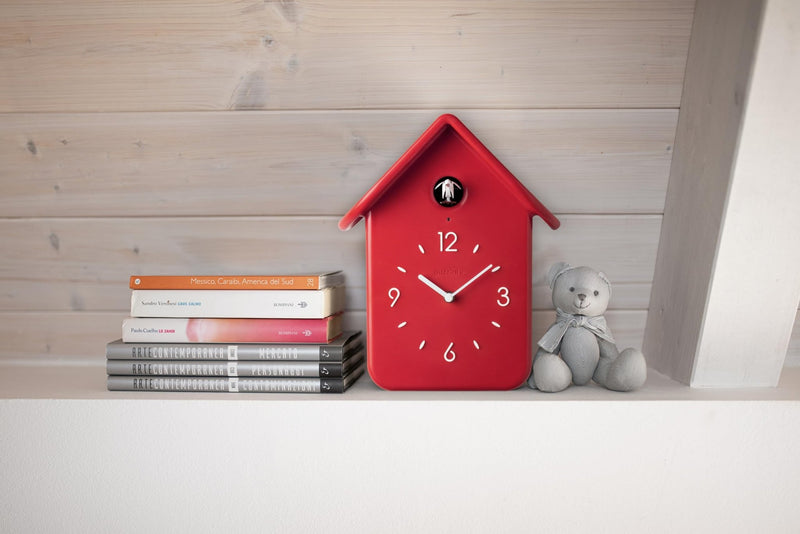 Guzzini - QQ CUCKOO CLOCK W PENDULUM HOME Cerulean Blue Home & Kitchen
