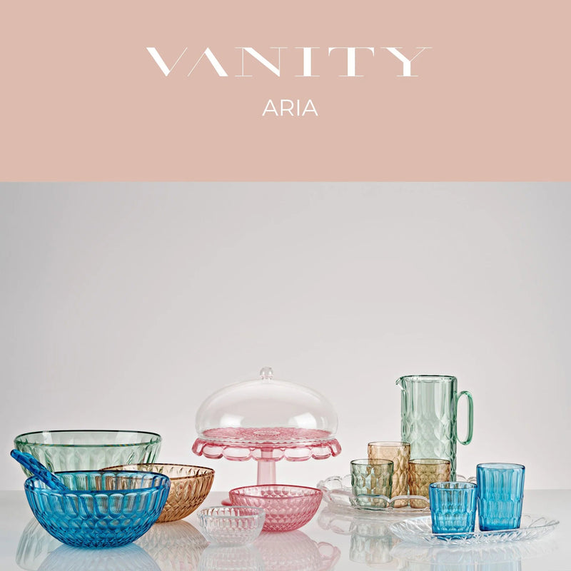 Guzzini - VANITY - Low Tumbler pattern 1 Home & Kitchen Mauve