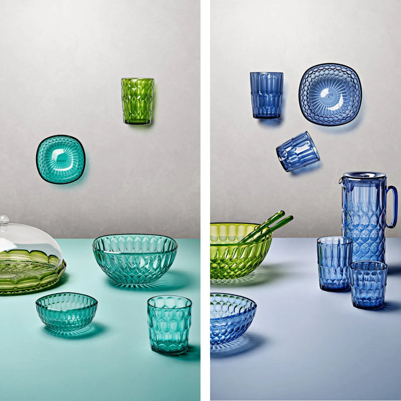 Guzzini - VANITY - Low Tumbler Pattern 2 Home & Kitchen Clear