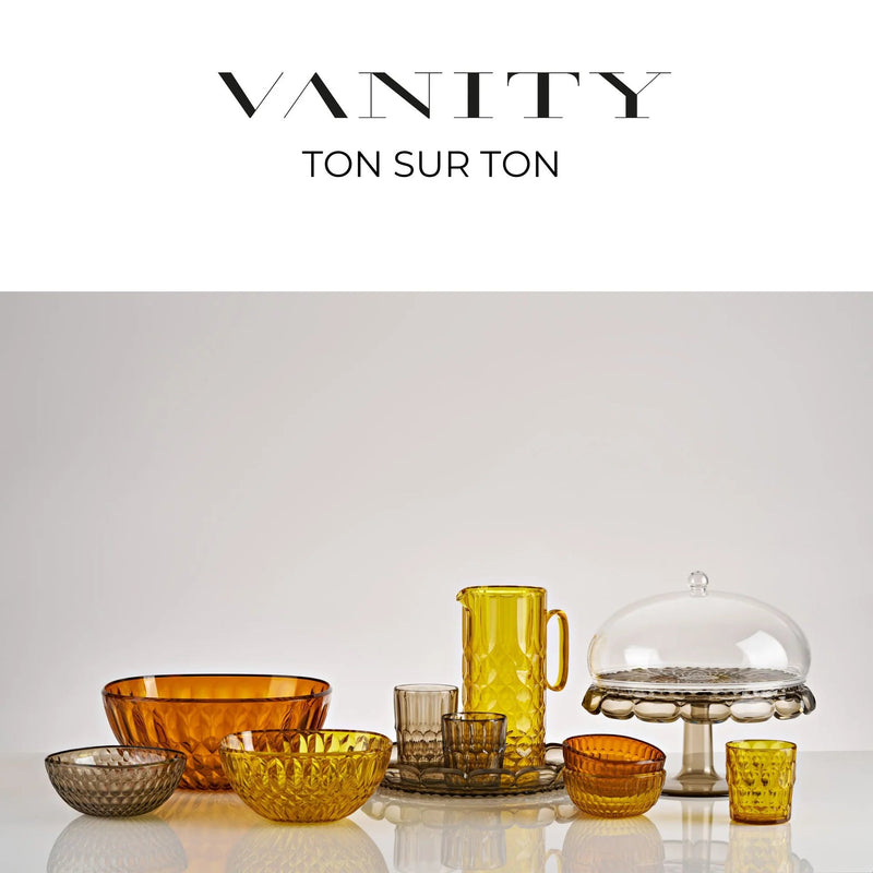 Guzzini - VANITY - Low Tumbler Pattern 2 Home & Kitchen Clear