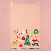 Jubilee - Let it Meow Christmas Dishtowel - lifestyle