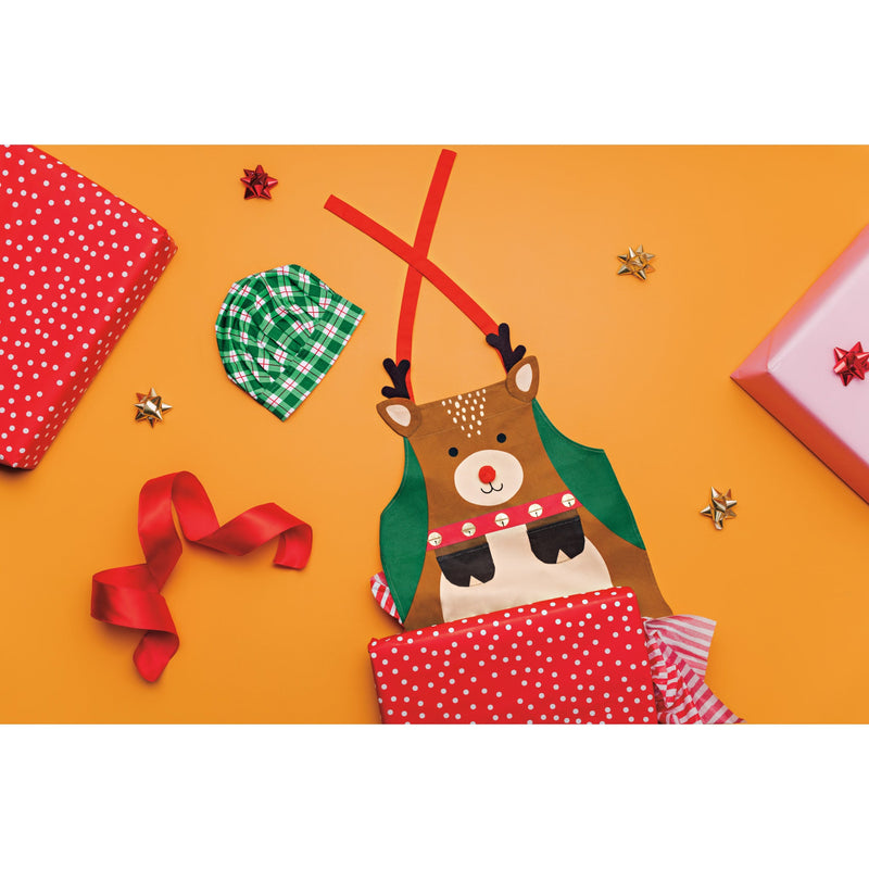Jubilee - Rudolph Kid's Christmas Apron & Hat Set - lifestyle