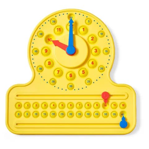 Hand 2 Mind - Numberline Clock Sensory Bubble Popper Games & Toys