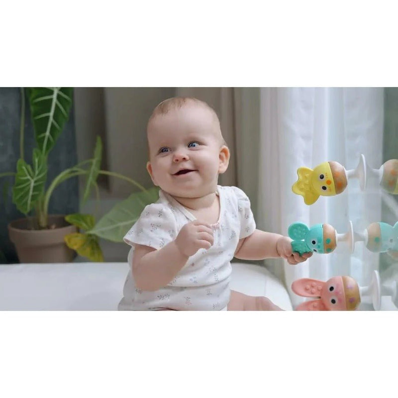 Hape - Cheery Critter Rattle Trio Mother & Baby