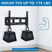 Mount-It! MI-303B Heavy-Duty Tilting TV Wall Mount – Black – gallery detail 8