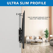 Mount-It! MI-303B Heavy-Duty Tilting TV Wall Mount – Black – gallery detail 3