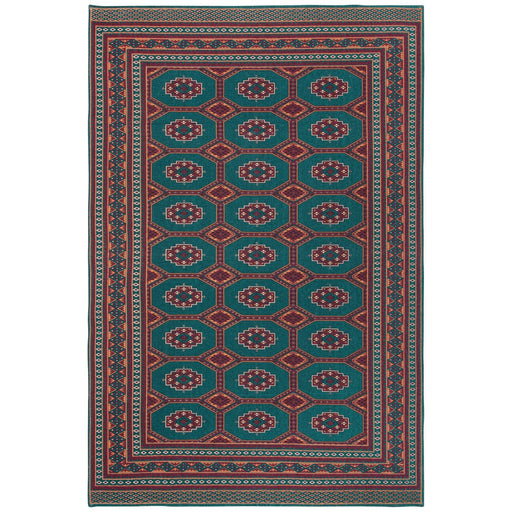Heirloom - Mural Cotton Rug 4 x 6 ft Home & Kitchen