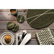 Heirloom - Placemat Striato Olive Branch Home & Kitchen