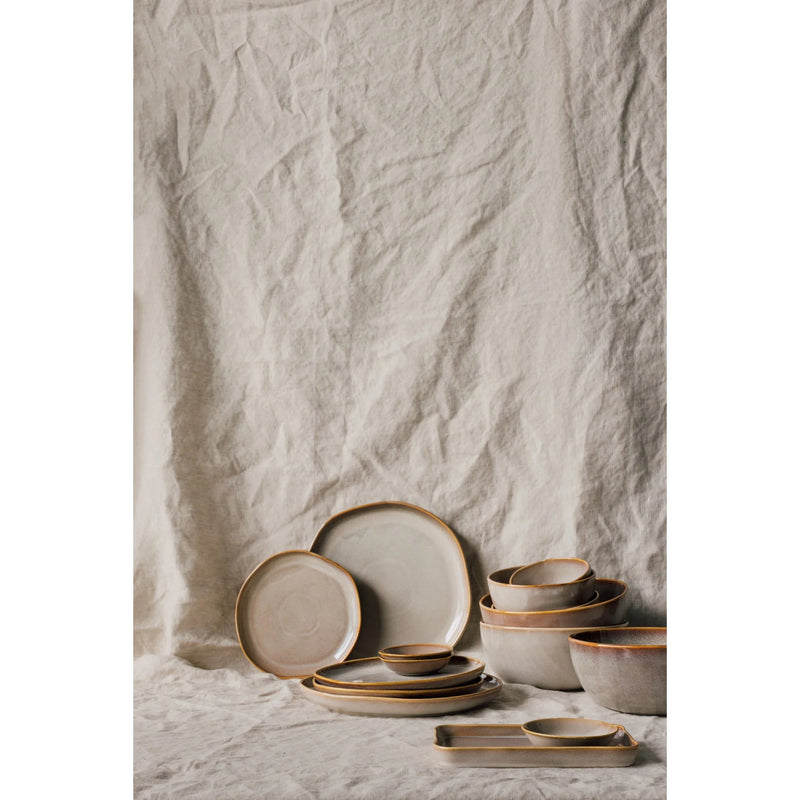 Heirloom - Plate Appie 7in Nomad Stone | Beige Home & Kitchen