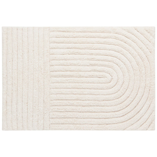 Heirloom - Rug Cotton 2x3ft Verge Natural | White Home & Kitchen