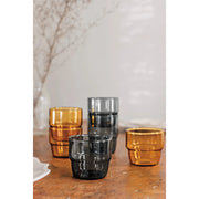 Heirloom - Stackable Juice Glass 9 oz - Amber Home & Kitchen