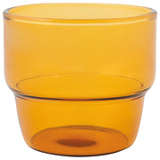Heirloom - Stackable Juice Glass 9 oz - Amber Home & Kitchen