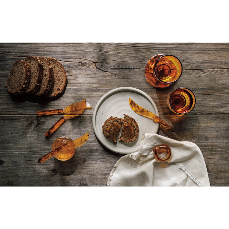Heirloom - Tortoise Shell Resin Spreader Set of 4 Home & Kitchen