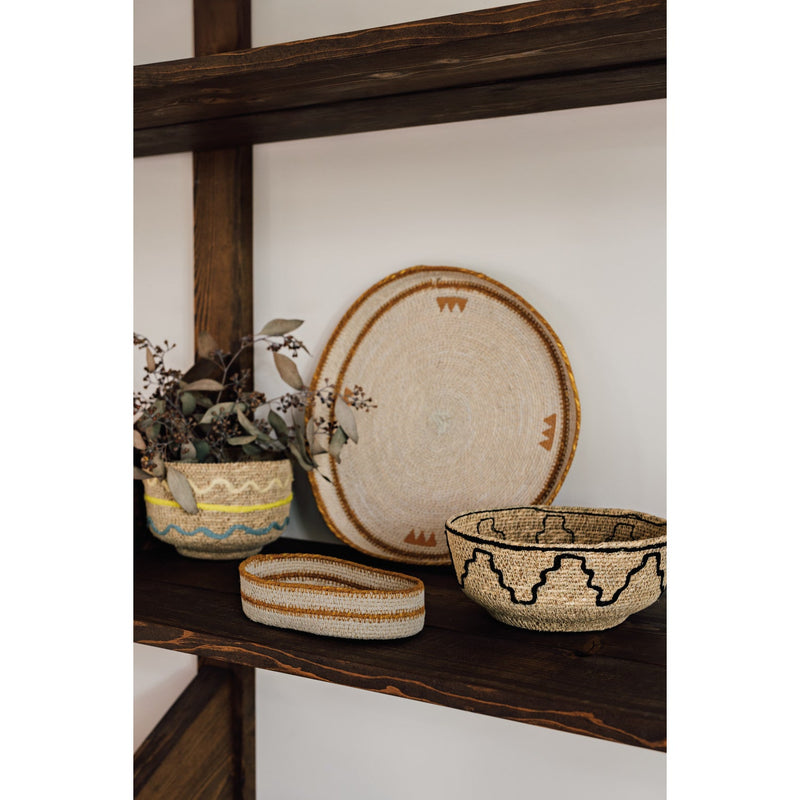 Heirloom - Tray Seagrass Round 14in Apex Home & Kitchen