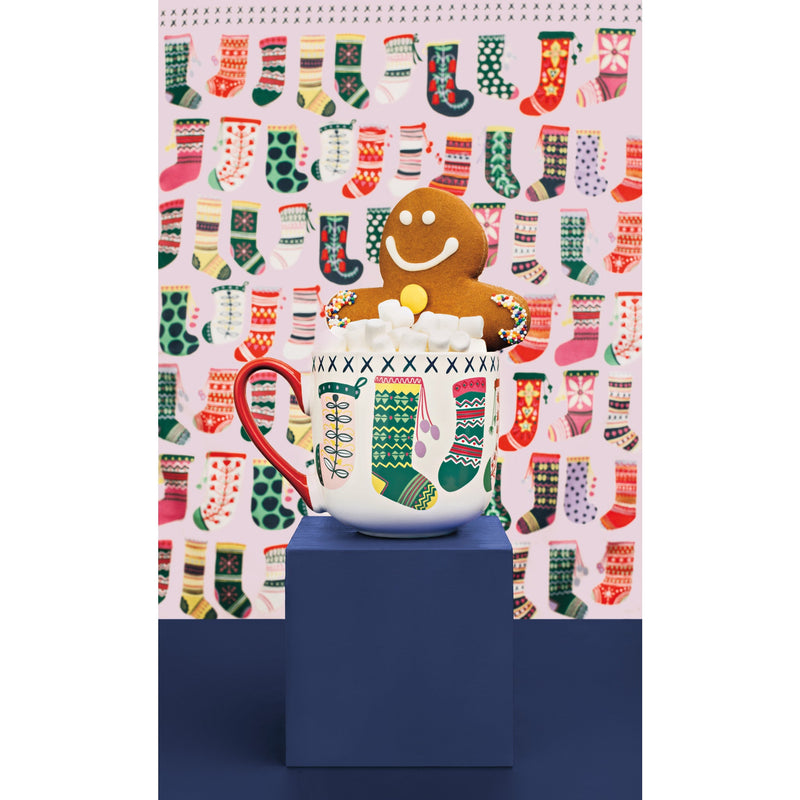 Jubilee - Winter Woolens Christmas Mug and Dishtowel Set - lifestyle
