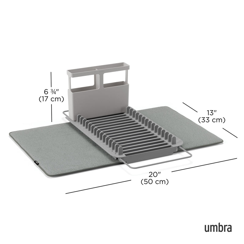 UDry Over the Sink Dish Rack with Mat - image 6