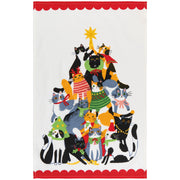 Jubilee - Kitty Carol Christmas Dishtowel