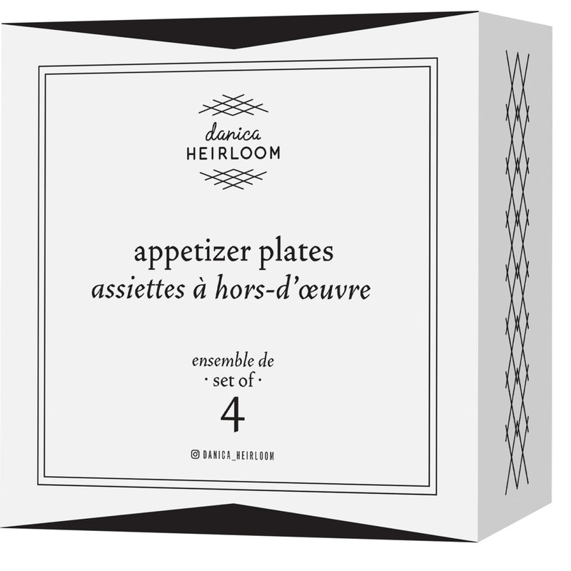 Heirloom - Roselle Plates Set of 4 assorted
