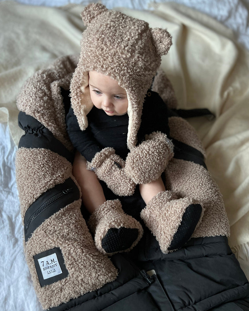7AM Enfant - Ensemble Cub - Teddy | Bonnet & Moufles