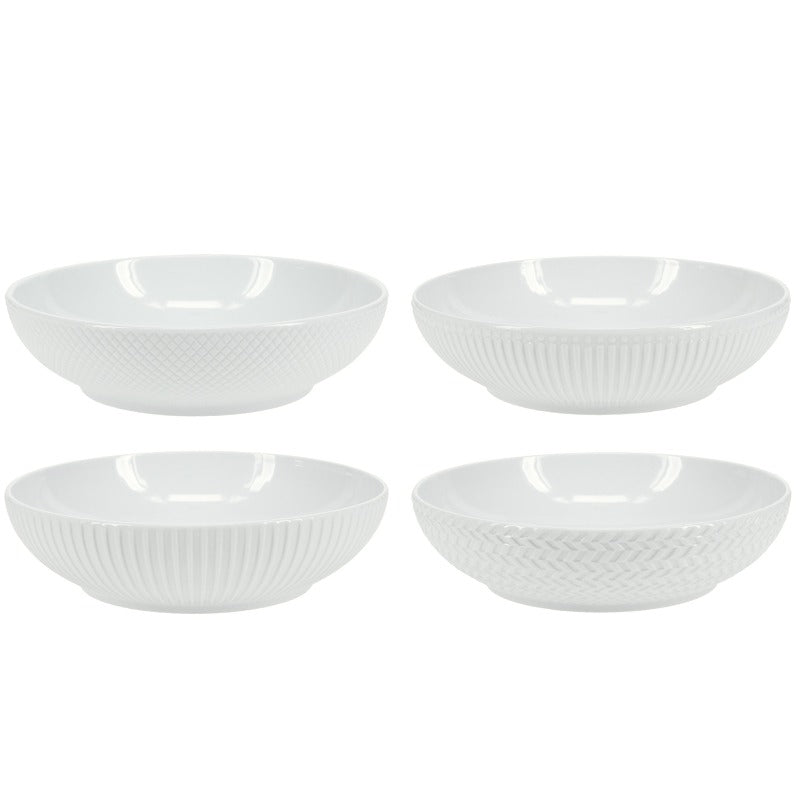 BIA - Bols Texturés Peu Profonds - 22 cm (8 po)