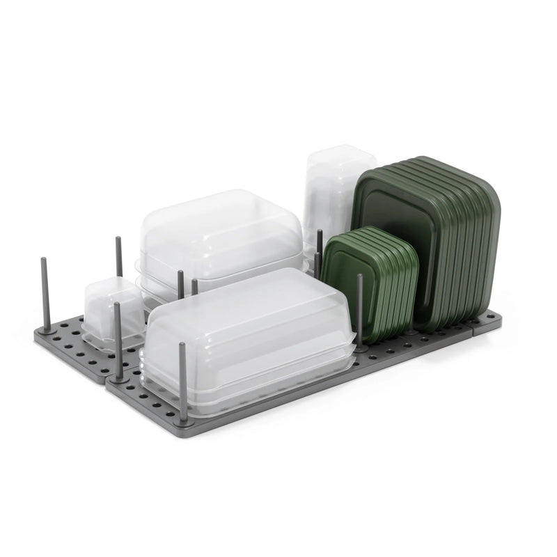 Peggy Drawer Organizers, Set of 2 - Charcoal / 2 - Pack