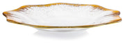 IVV - Aurum - Centerpiece in clear glass with gold decoration