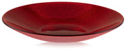 IVV - Noel - Glass centerpiece red glitter decoration