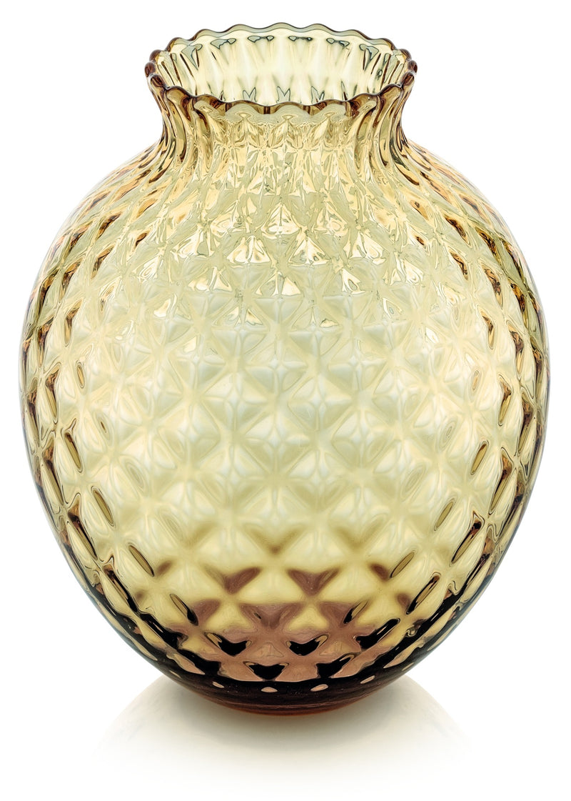 IVV - Infiore - Vase in amber mass colored glass