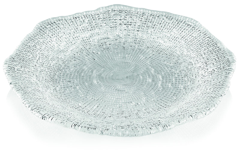 IVV - Diamante' - Plate in clear glass